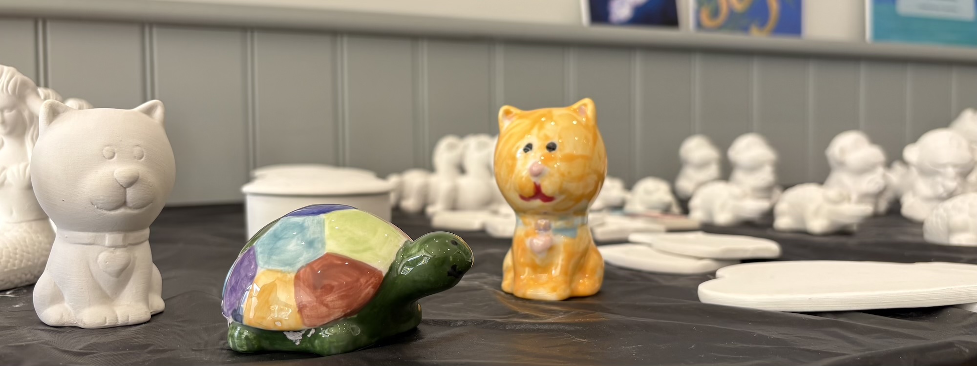 Pottery Painting Café*for everyone Aug 5th, 6th, 12th, 13th, 18th, 19th 25th & 26th *Details Here